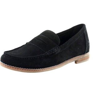 Hush Puppies Women’s Wren Loafer Oxford Size 8W/Black Suede